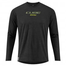 Tricou Cube Vertex Round Neck Flow L/S Black-M