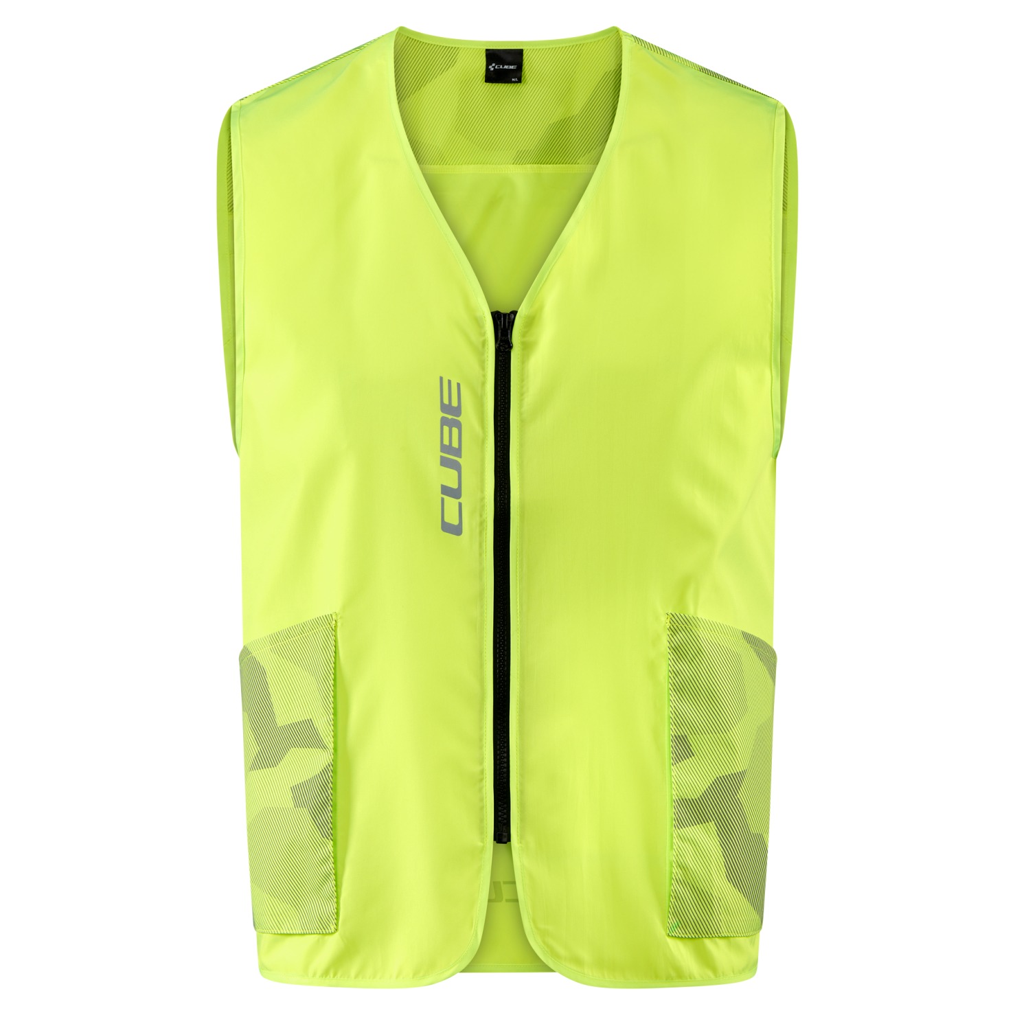 Vesta Reflectorizanta Cube Safety Gilet Cmpt Neon Yellow-M/L