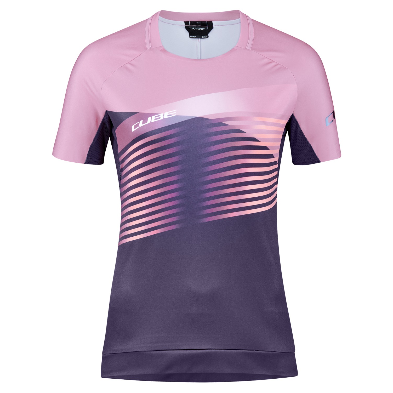 Tricou Cube Teamline Ws Roundneck S/S Violet/Rose-S