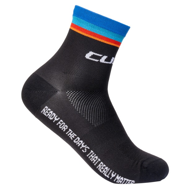 Sosete Cube Mid Cut Road/Xc Teamline Black 40-43
