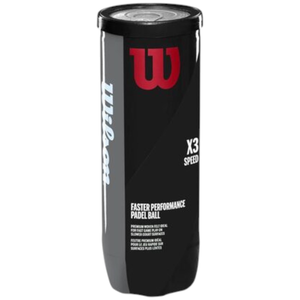 Set 3 mingi padel Wilson X3 Speed