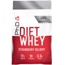 Proteina Diet Whey PhD Aroma de Capsuni, 1kg