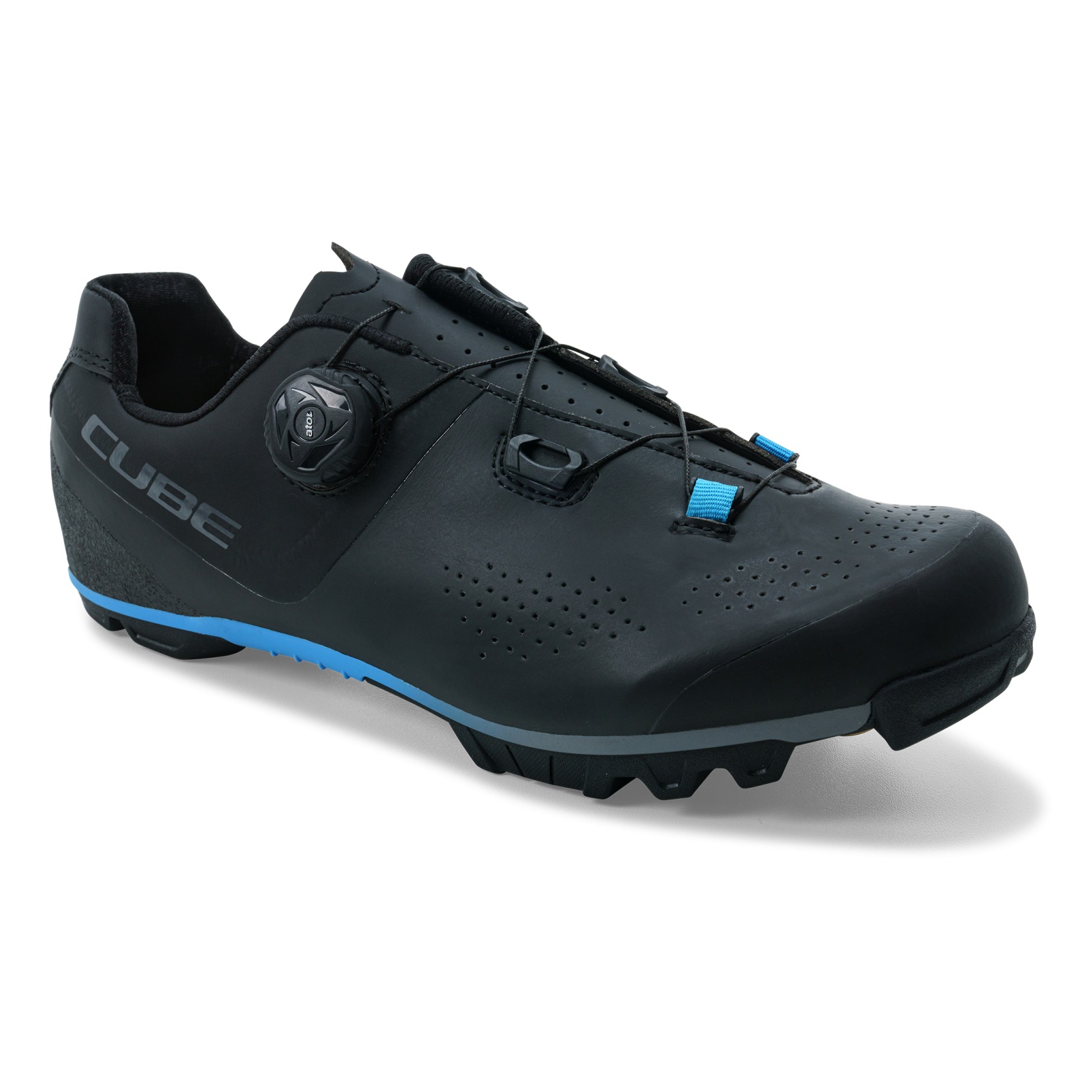 Pantofi Ciclism Cube Shoes Mtb Peak Pro Black Blue