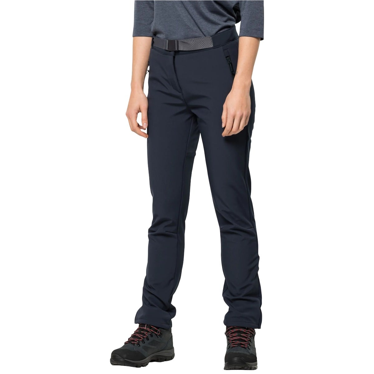 Pantaloni softshell dama Jack Wolfskin Stollberg-Bleumarin-36
