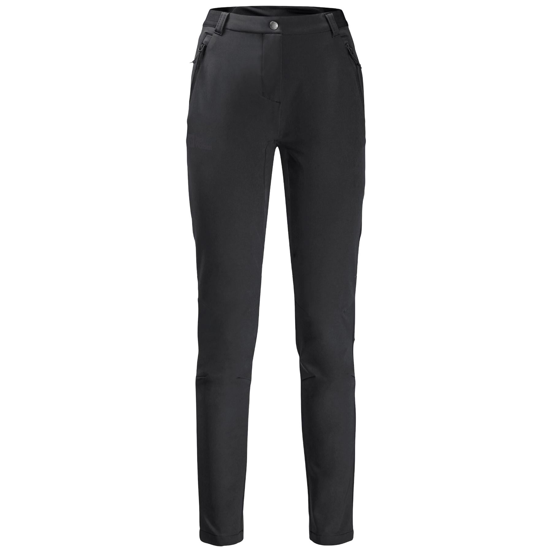 Pantaloni softshell dama Jack Wolfskin Geigelstein Slim SS 2026-Negru-36