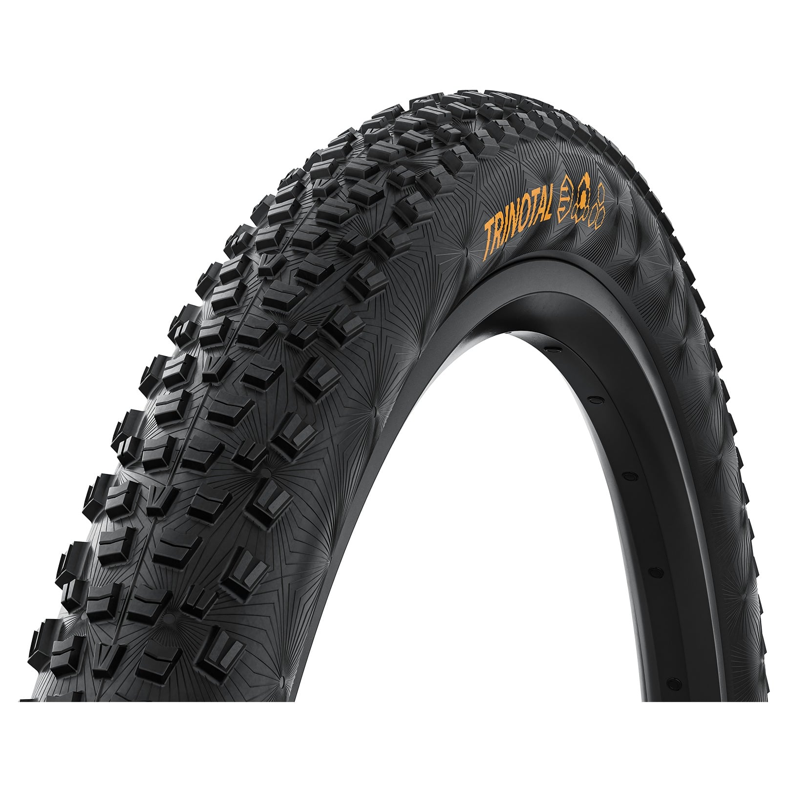 Anvelopa Continental Trinotal Trail Grip 27.5Inch X 60-584 Grip Comp Tubeless Ready Black/Black 2.40