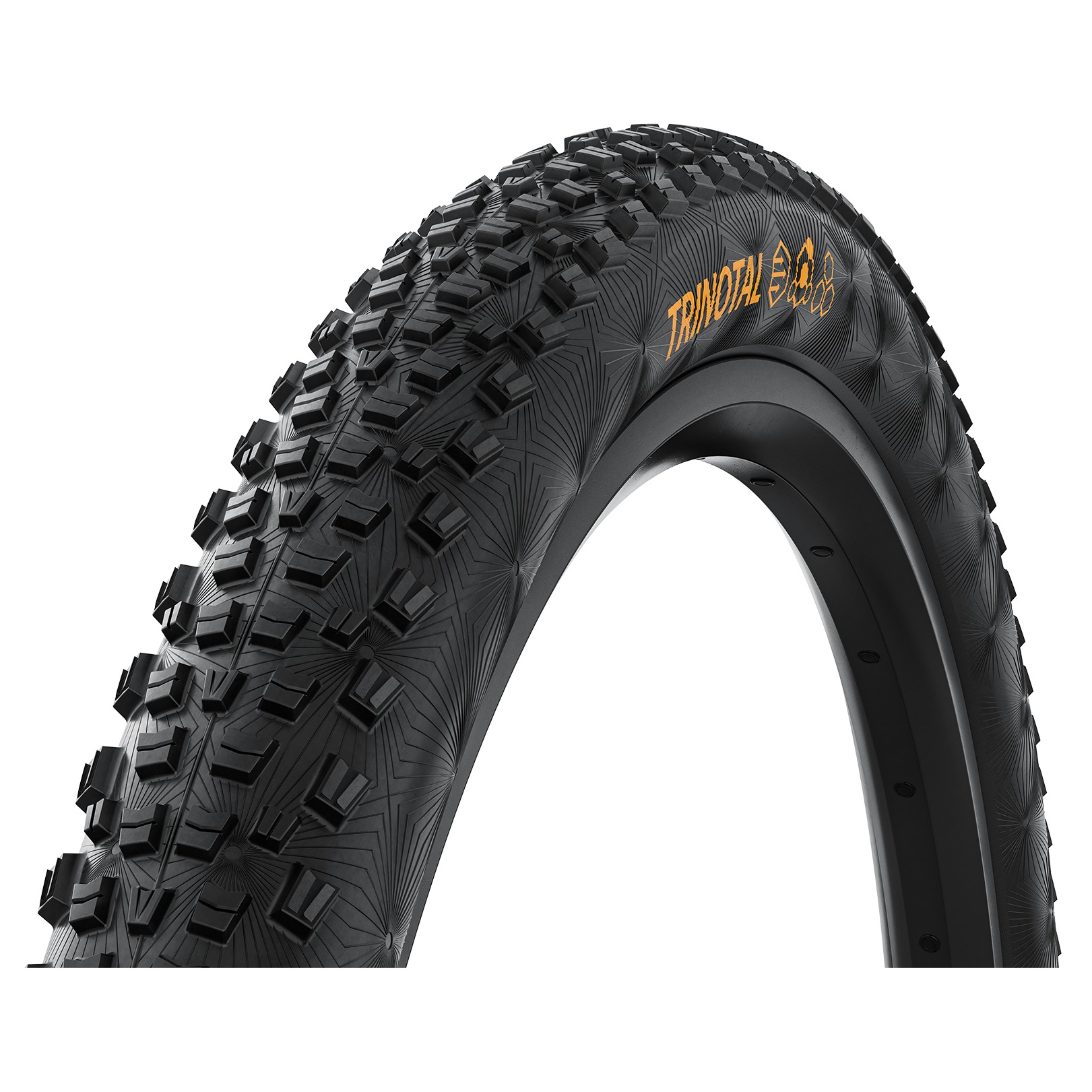 Anvelopa Continental Trinotal Trail Grip 27.5Inch X 55-584 Grip Comp Tubeless Ready Black/Black 2.20