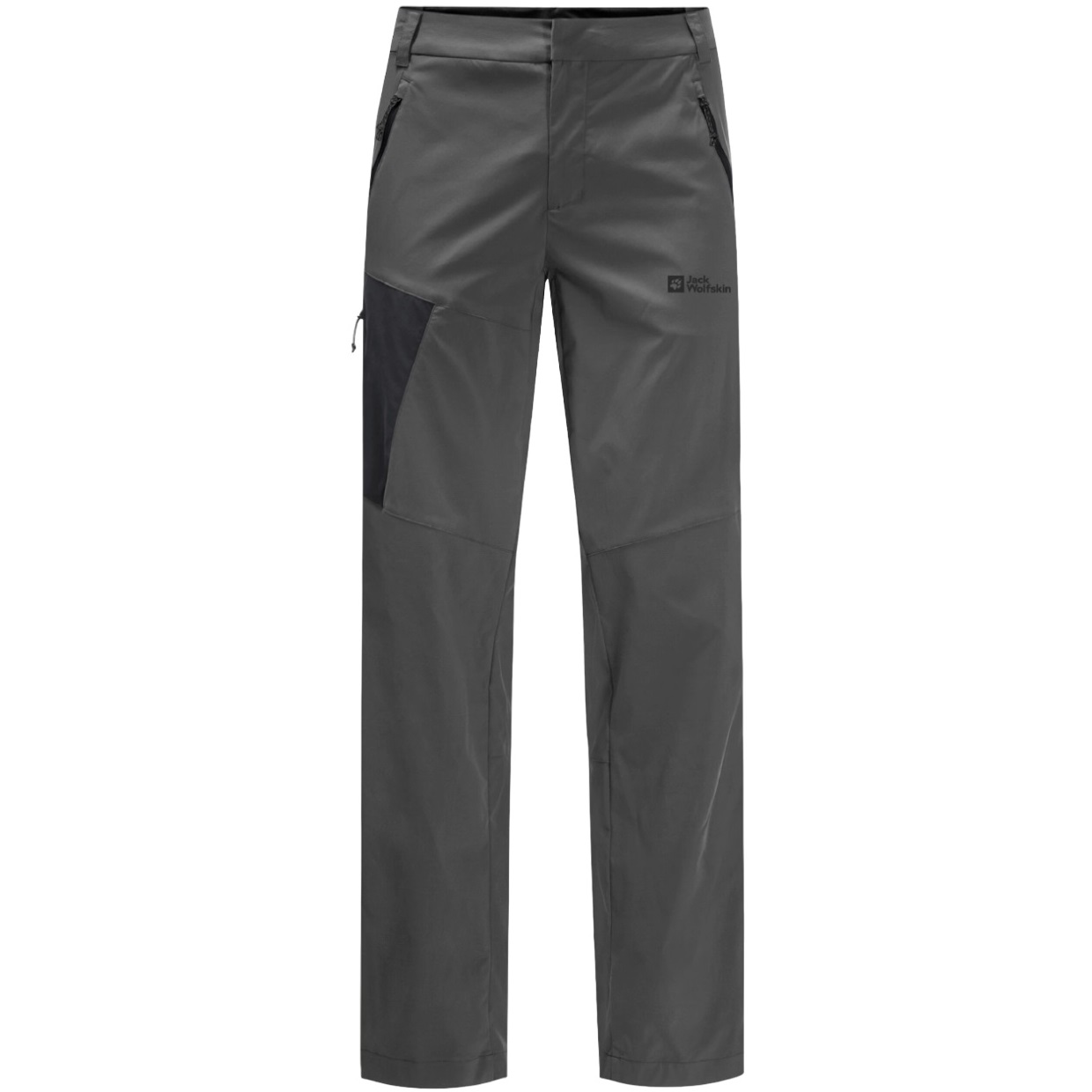 Pantaloni softshell barbati Jack Wolfskin Glastal-Gri-56