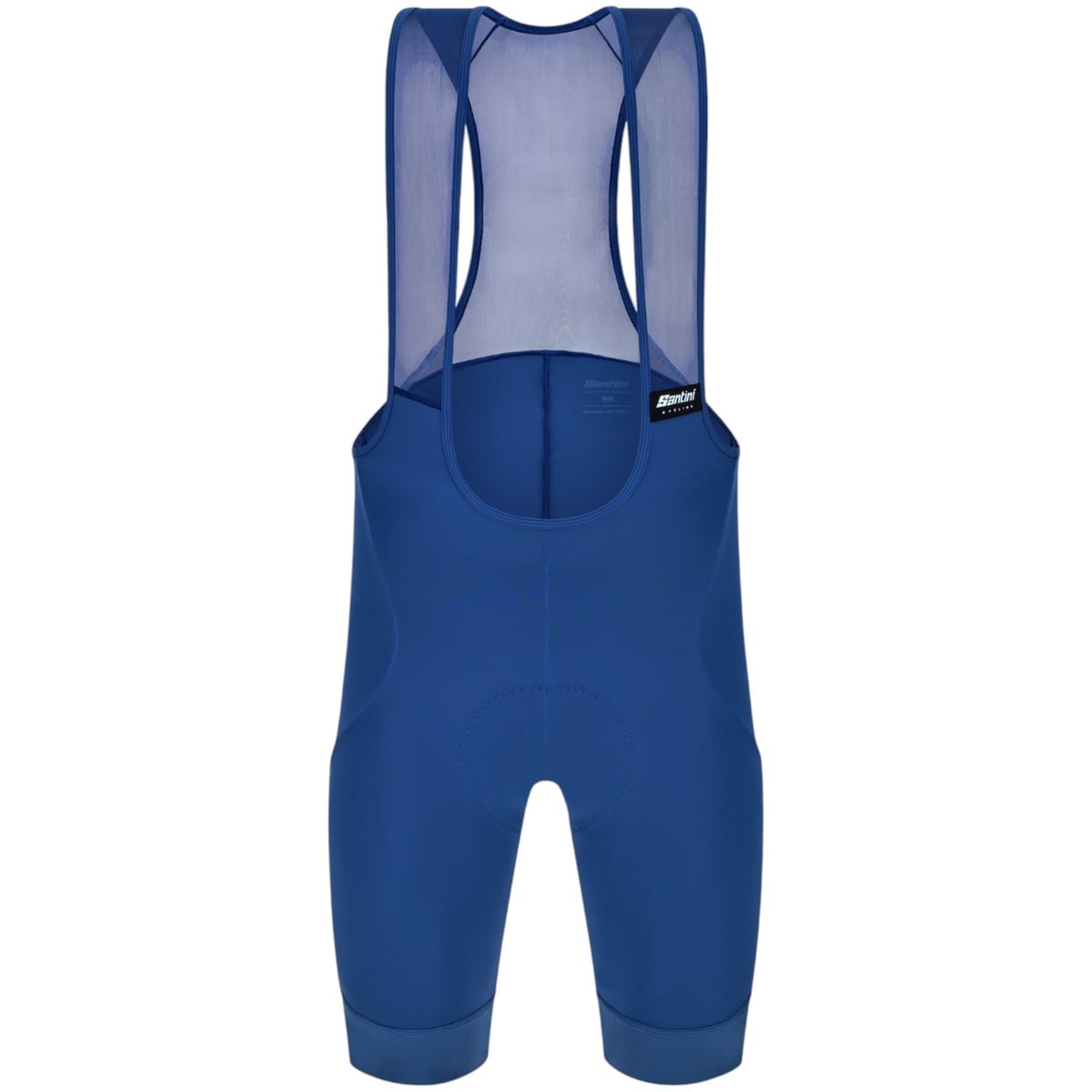 Pantaloni scurti ciclism cu bretele Santini RTR SS 2025-Albastru-S
