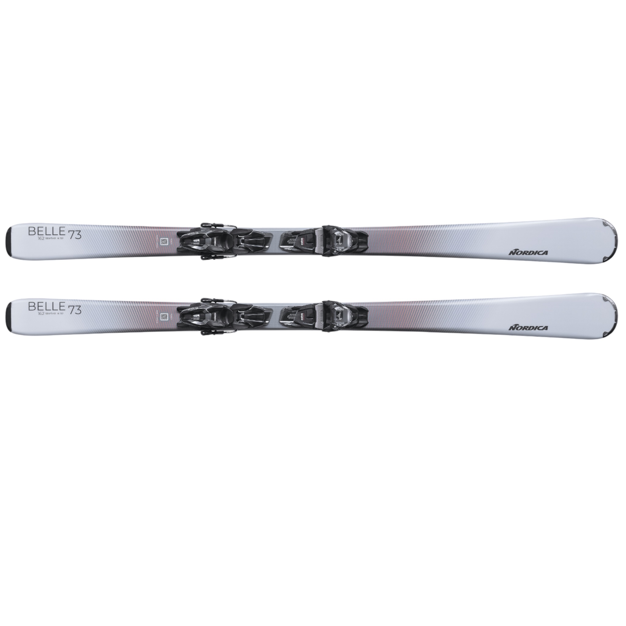 Schiuri dama Nordica Belle 73 + Legaturi TP2 Compact 10 FDT 2025-Alb/Negru-150