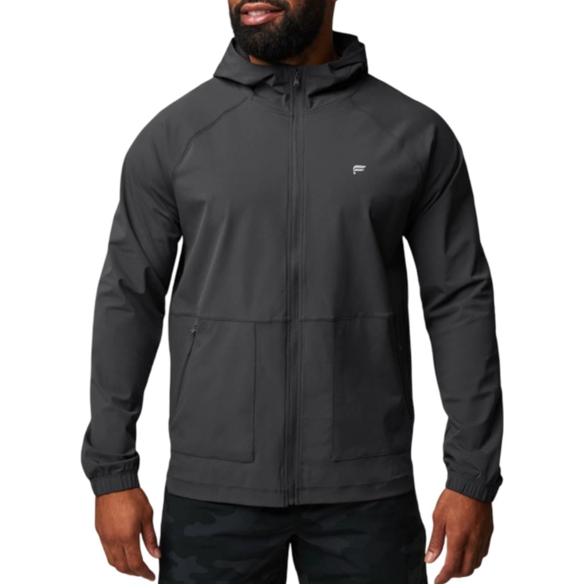 Jacheta barbati Fabletics The One-Gri-S