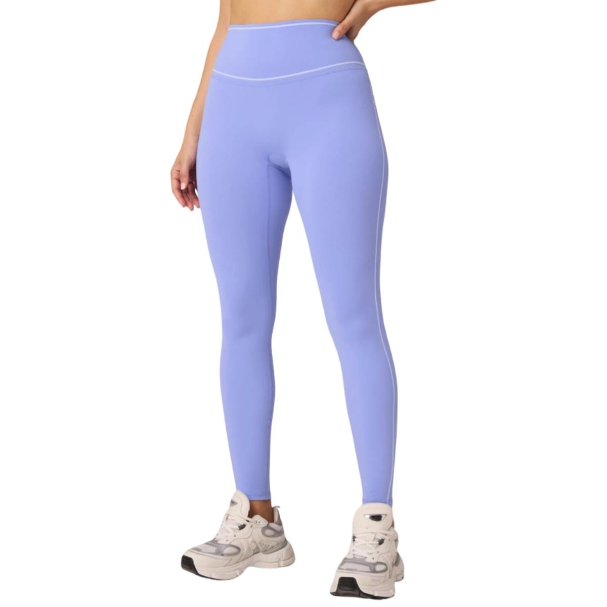 Colanti dama Fabletics The No-Seam Pureluxe TLC Legging-Albastru Deschis-XS