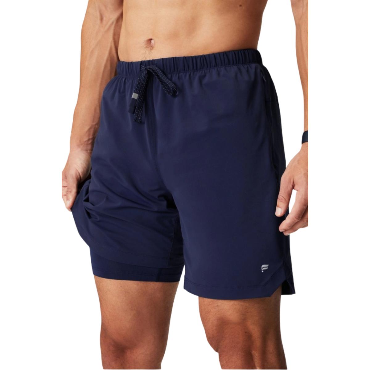 Sort barbati Fabletics The One Lined 7in-Bleumarin-S