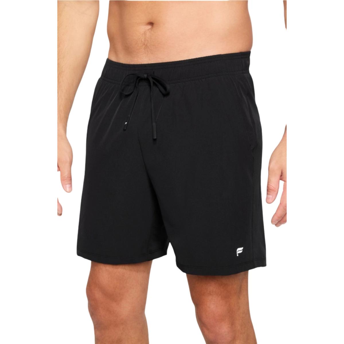 Sort alergare barbati Fabletics The 7" O2 Unlined