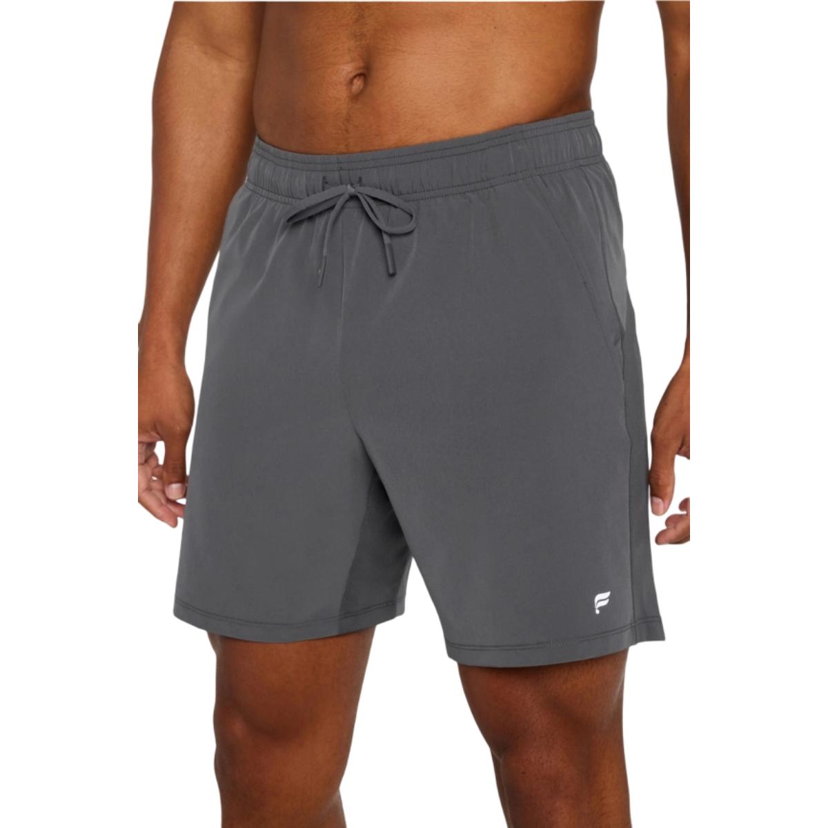 Sort alergare barbati Fabletics The 7" O2 Unlined-Gri-S