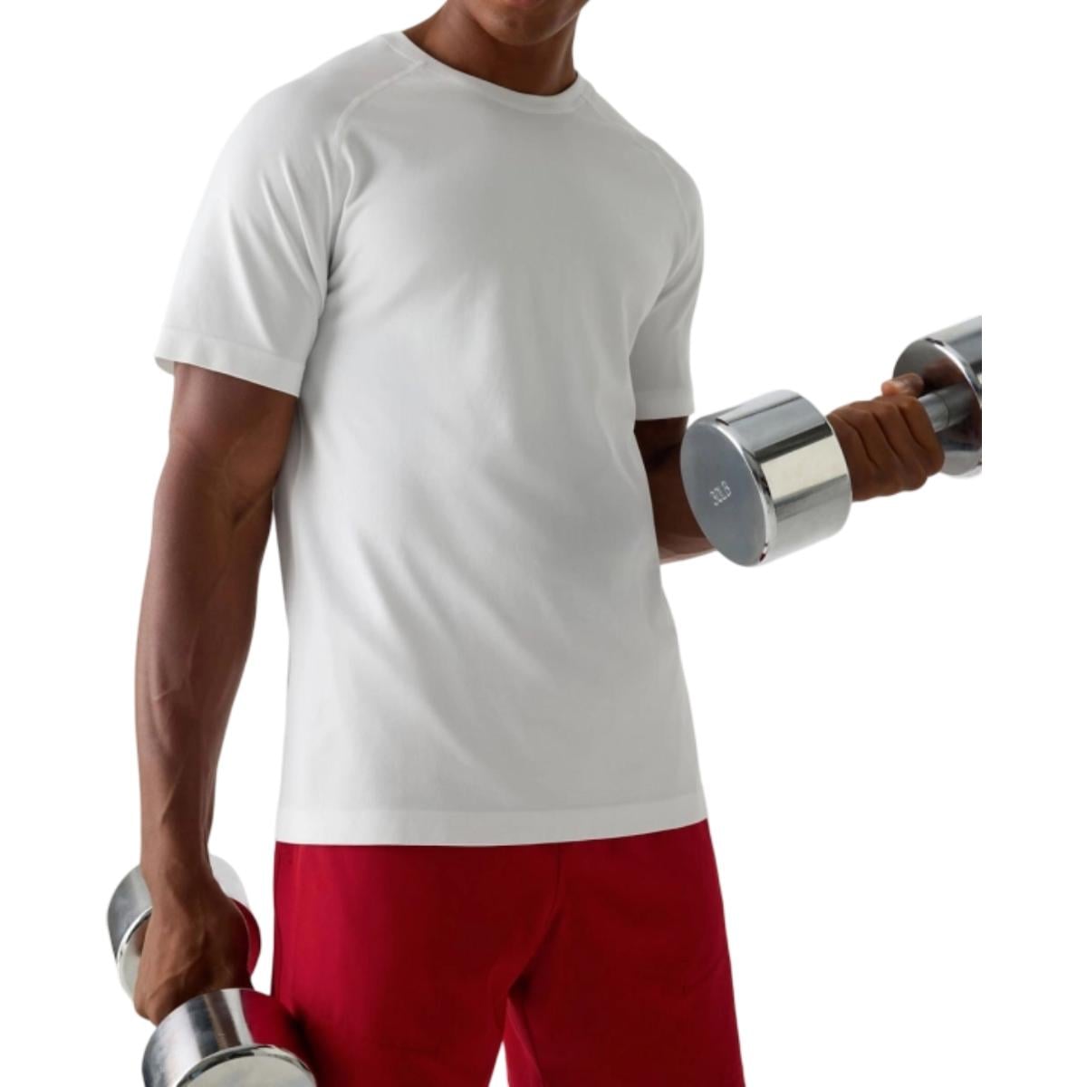 Tricou barbati Fabletics The Training Day-Alb-S