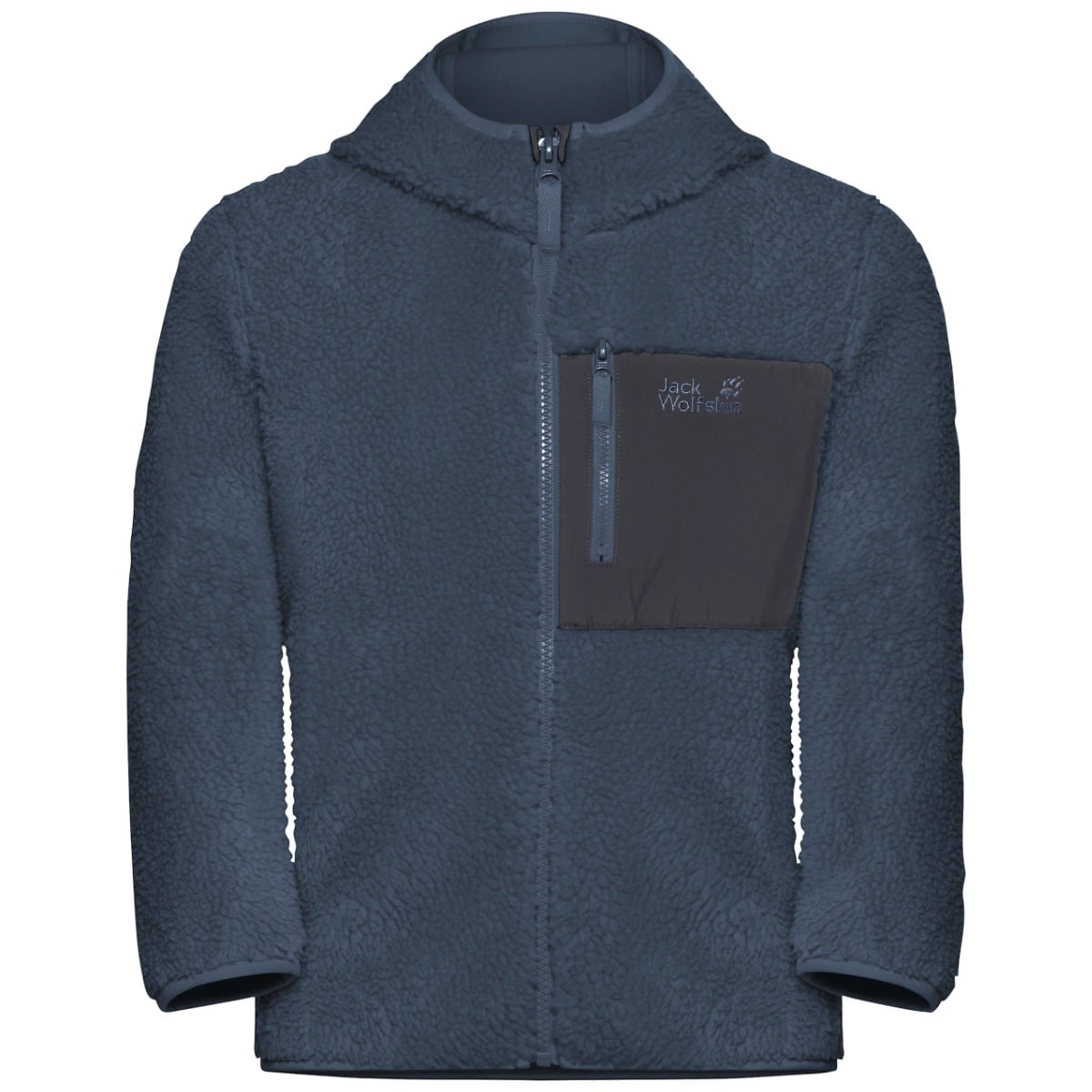 Fleece copii Jack Wolfskin Ice Curl Hood FW 2026