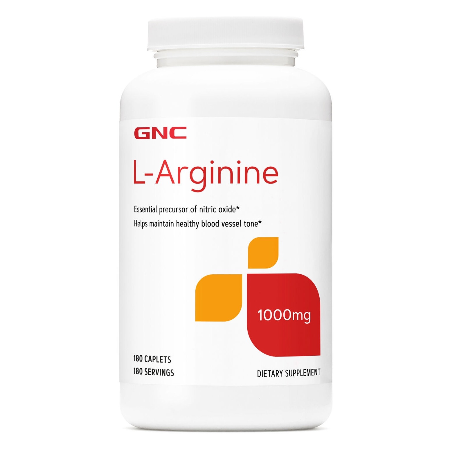 L-arginina GNC L-arginine 1000 Mg, 180 tb