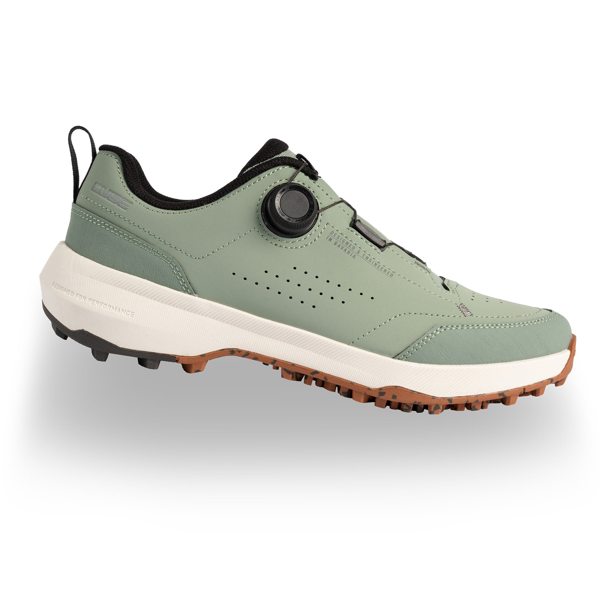 Pantofi Ciclism Cube Ox Pro Green/Sand-36