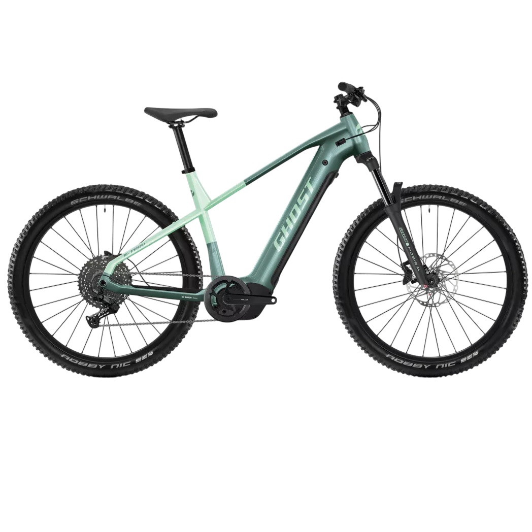 Bicicleta electrica MTB Ghost E-Teru Advanced 29" 2026-Verde Deschis-M