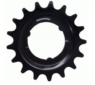 Pinion KMC Shimano Cr-Mo Negru 17T 3/32