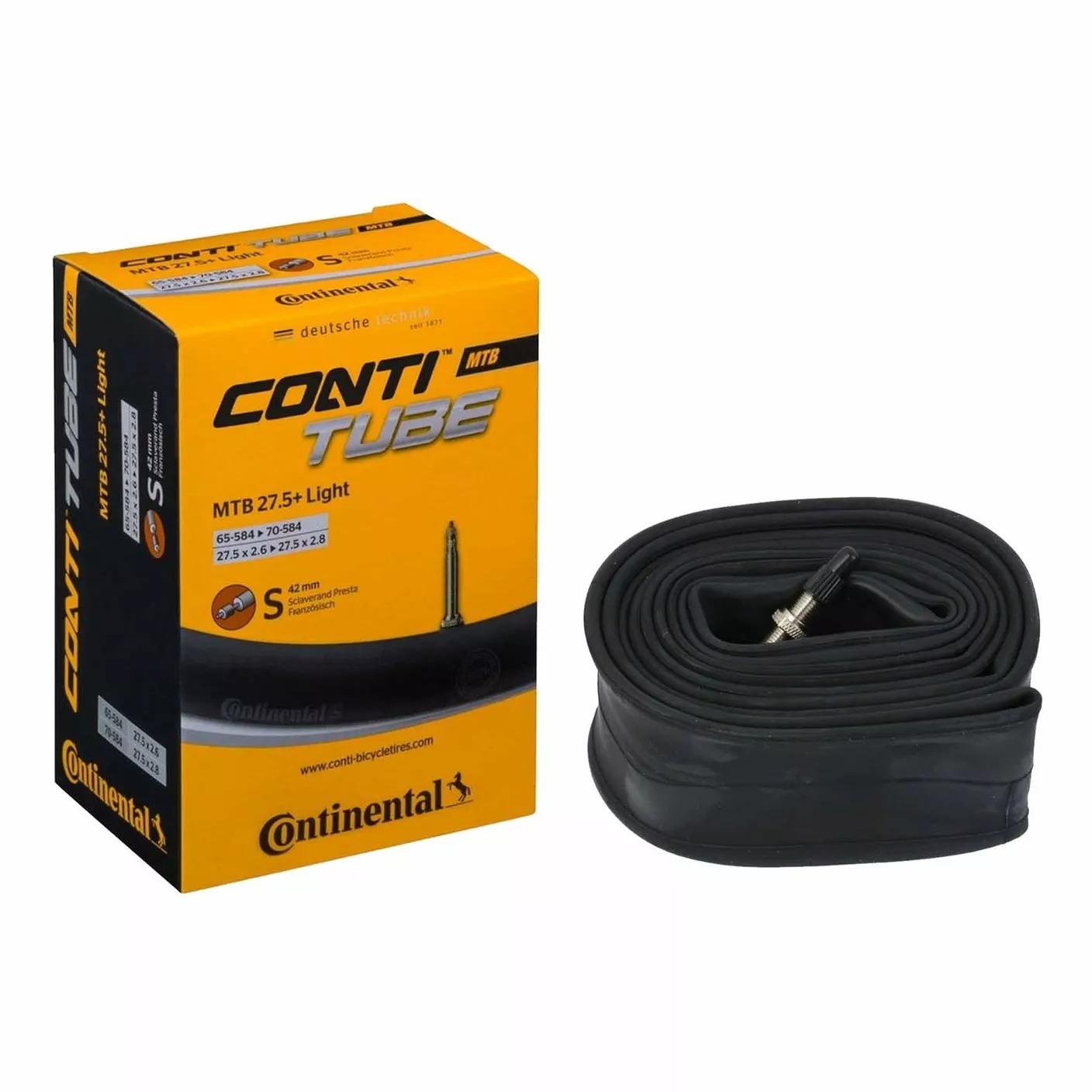 Camera Continental Mtb 27.5 Wide Light, 65/70-584 27.5X2.6-2.8Inch