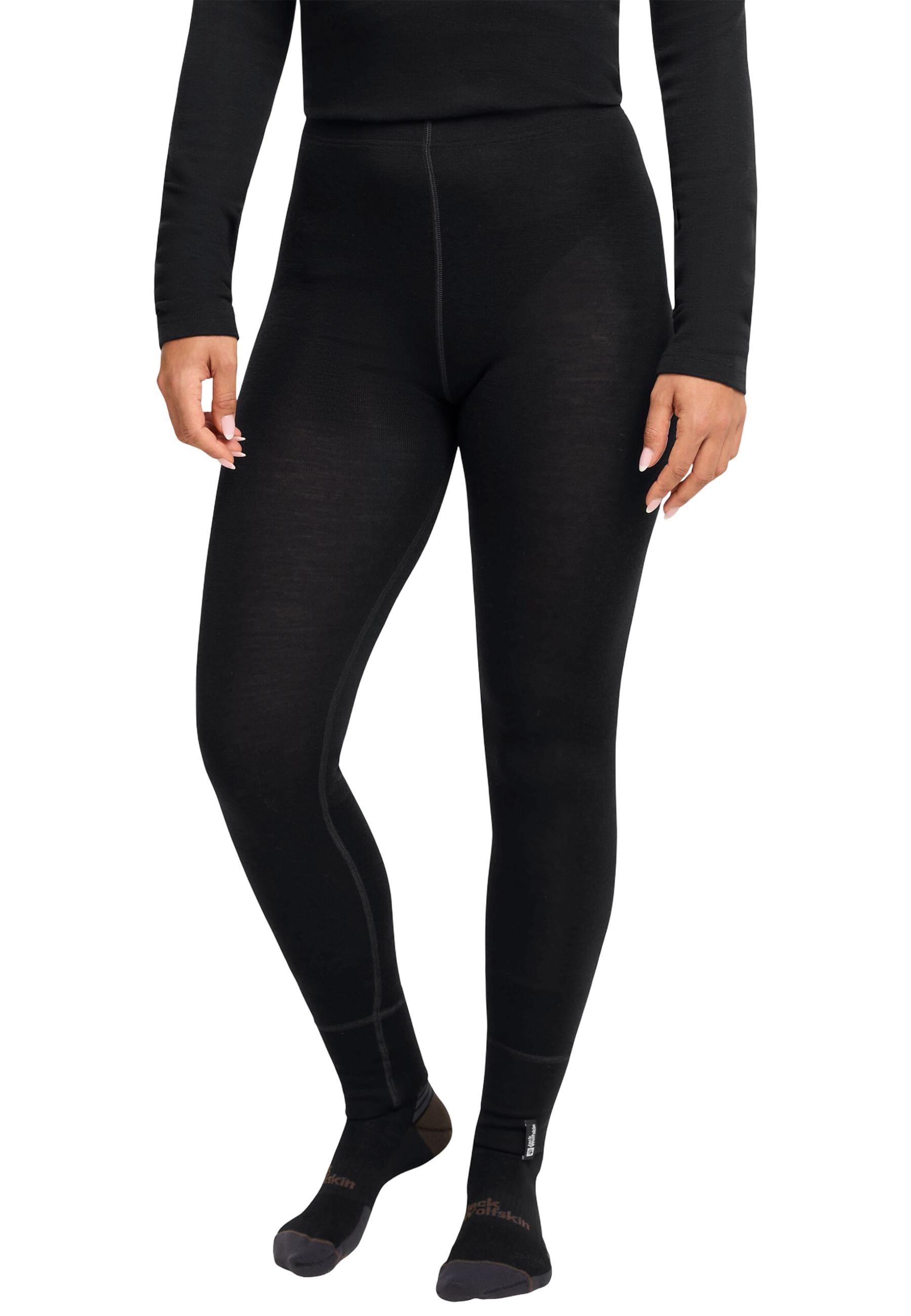 Pantaloni de corp dama Jack Wolfskin Merino SS 2026-Negru-S