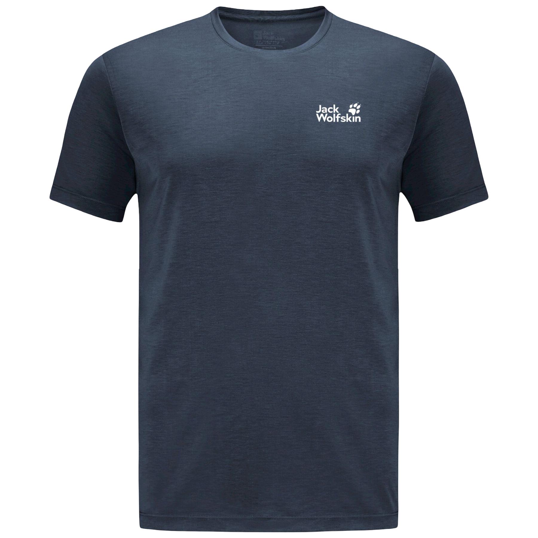 Tricou barbati Jack Wolfskin Vonnan SS 2026-Bleumarin-S