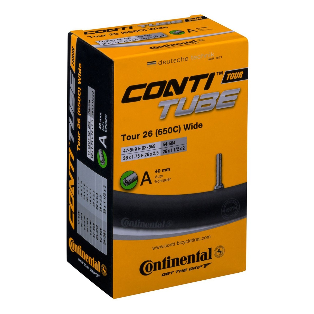 Camera Continental Tour 26 Wide 47/62-559 26X1.75-2.5