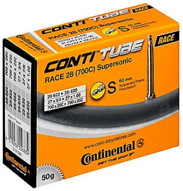 Camera bicicleta Continental Race 28 Supersonic valva Presta S42