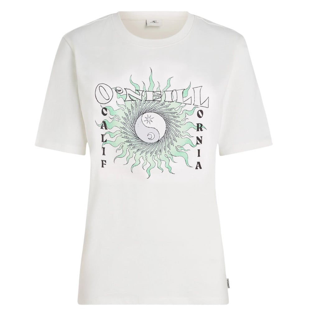 Tricou dama O'Neill Summer Musthaves Graphic SS 2025-Alb-XS