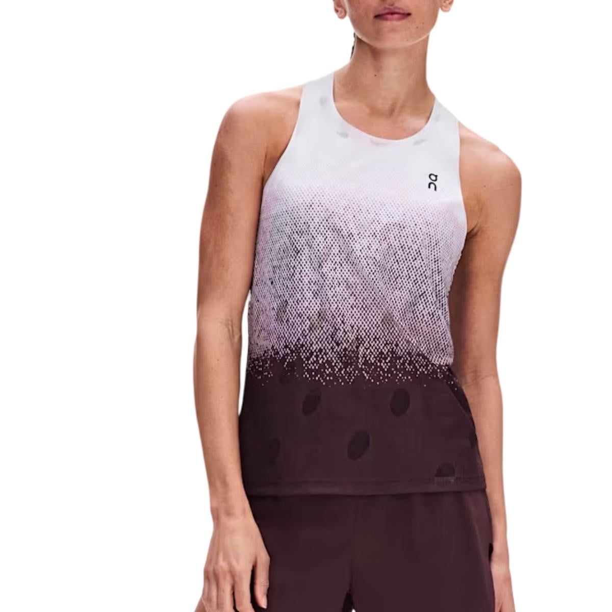 Maiou alergare dama ON Zero Tank Breathe FW 2026-Mov/Alb-XS