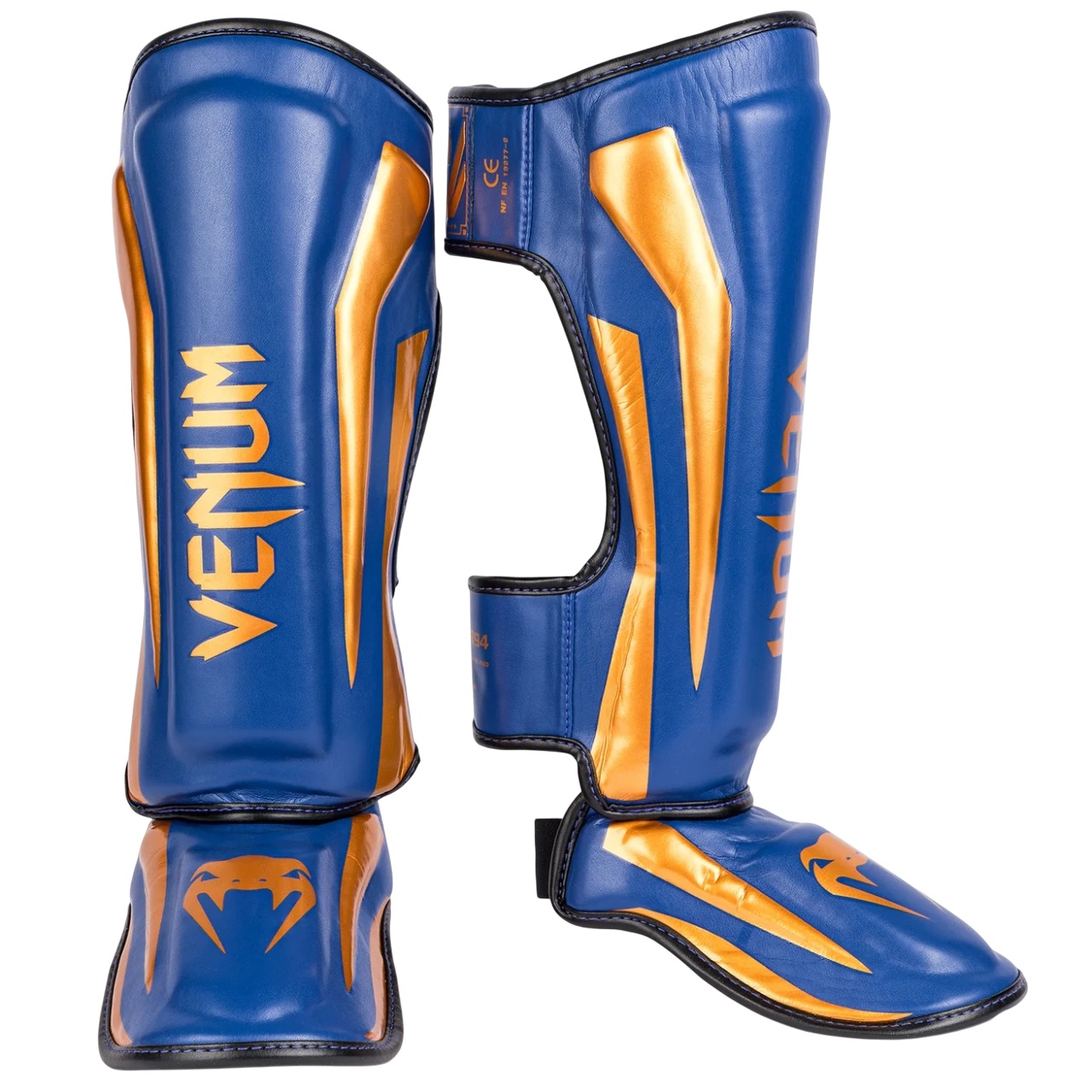 Tibiere Venum Elite - Special Edition-Albastru/Auriu-L