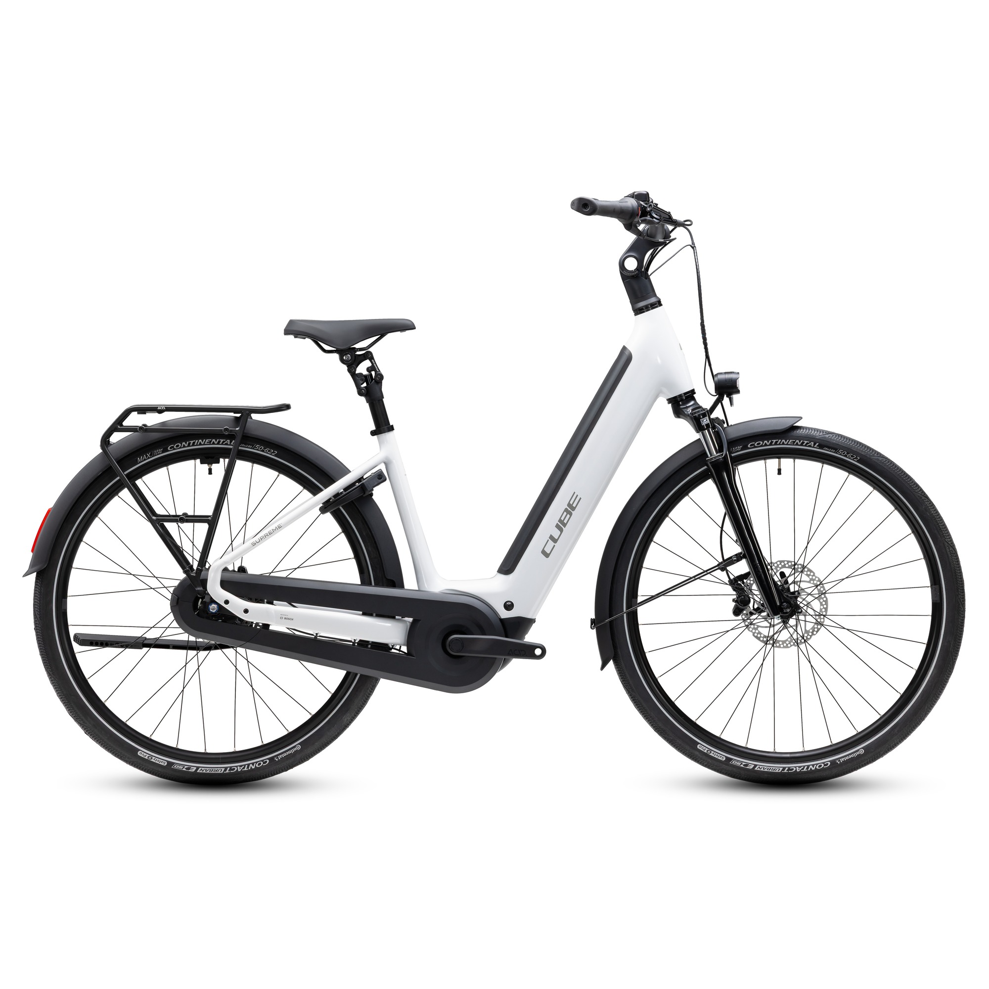 BICICLETA ELECTRICA CUBE SUPREME RT HYBRID COMFORT EX 600 EASY ENTRY 28"