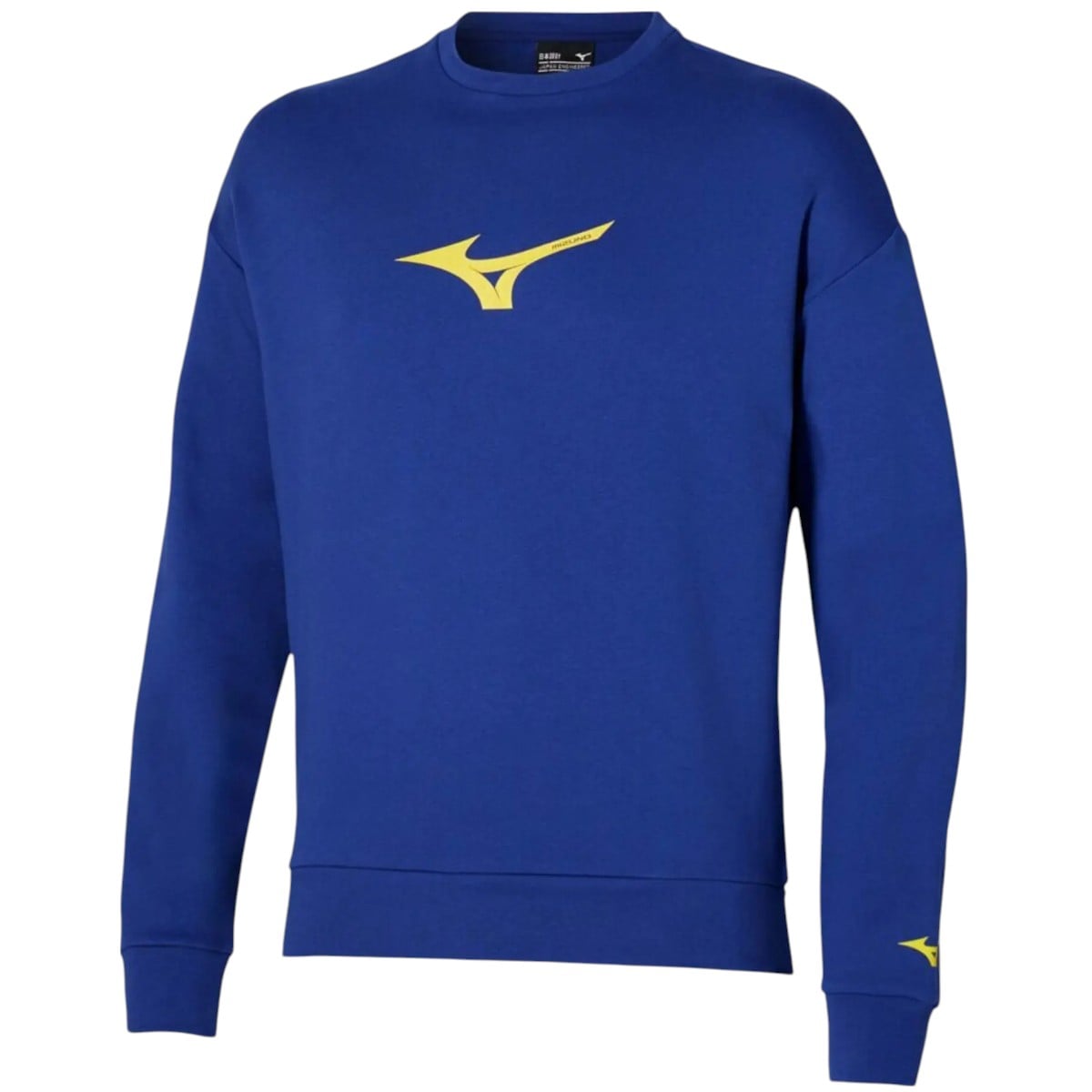 Bluza barbati Mizuno Athletics RB Crew SS 2025-Albastru-S