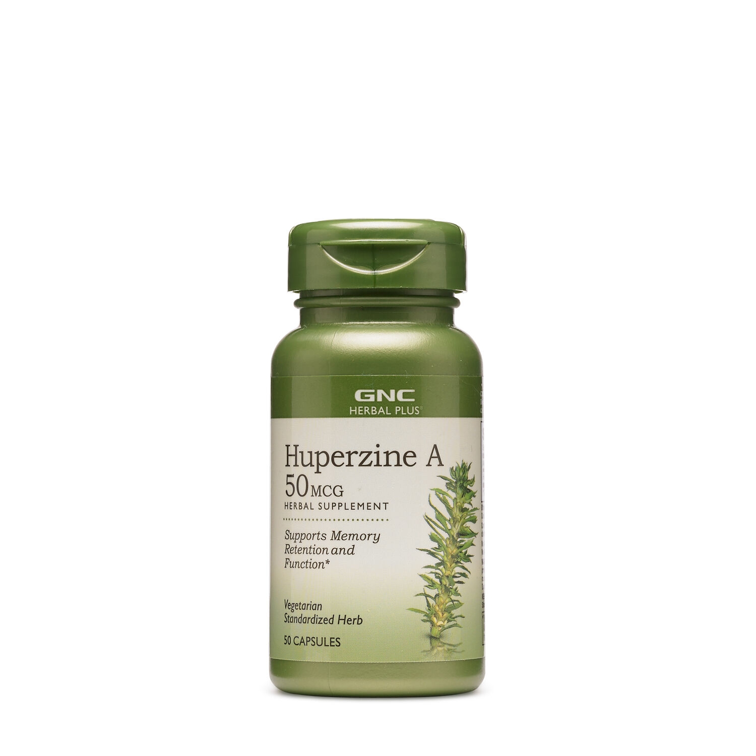 Huperzina A GNC Herbal Plus Huperzine A 50 Mcg, 50 Cps