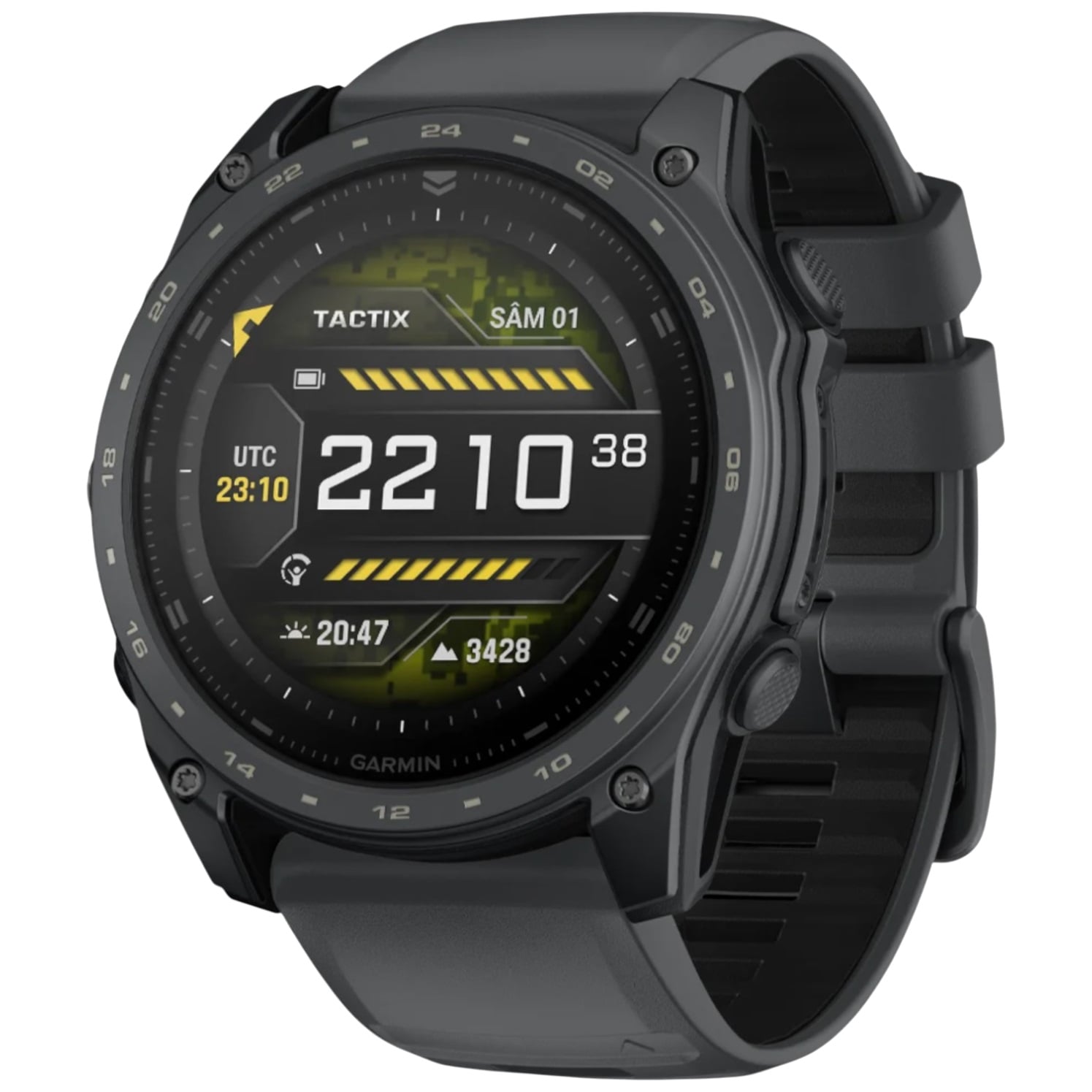 Ceas Garmin Tactix 8 AMOLED Cerakote - 51 mm-Gri Inchis