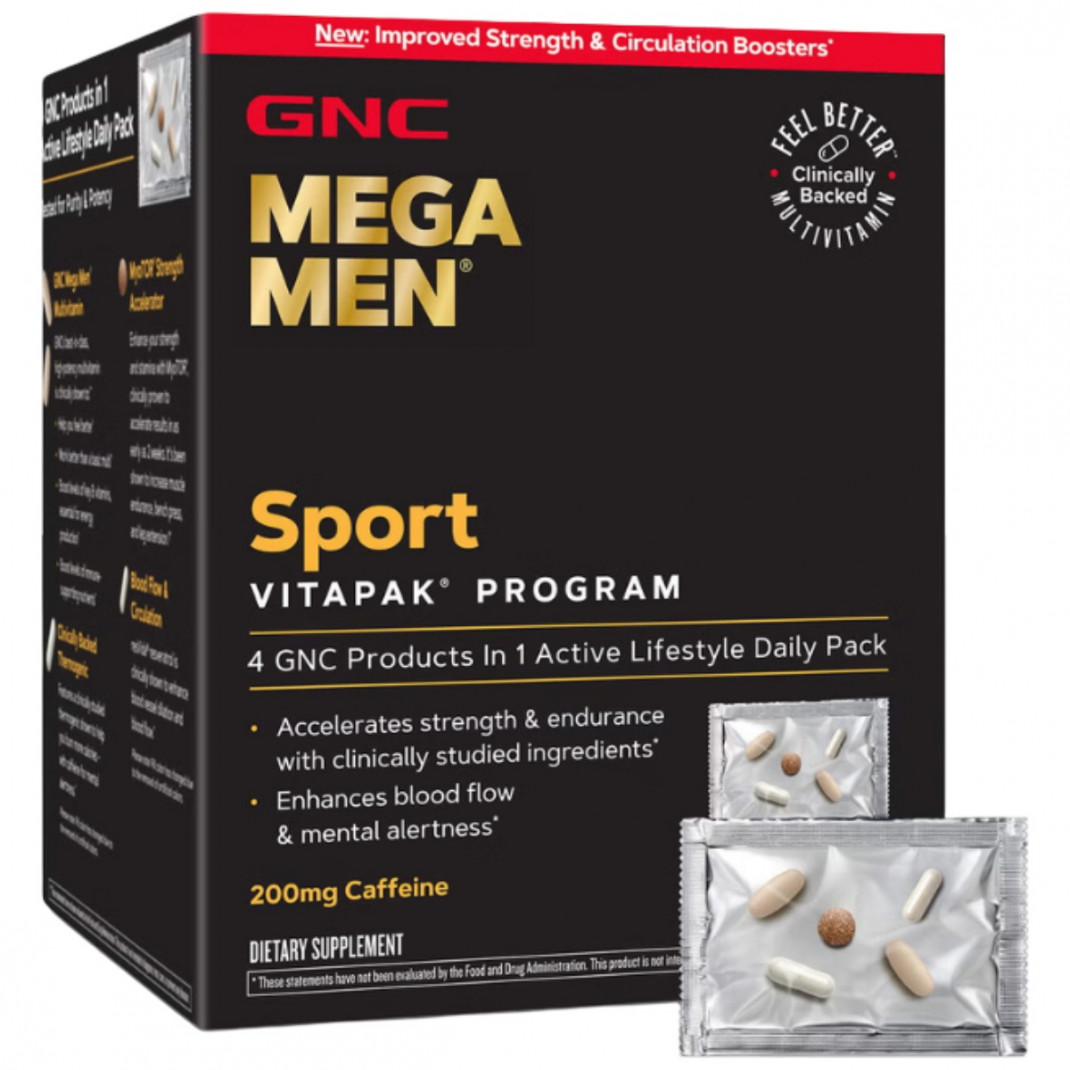 Multivitamine GNC Mega Men Sport Vitapack Program