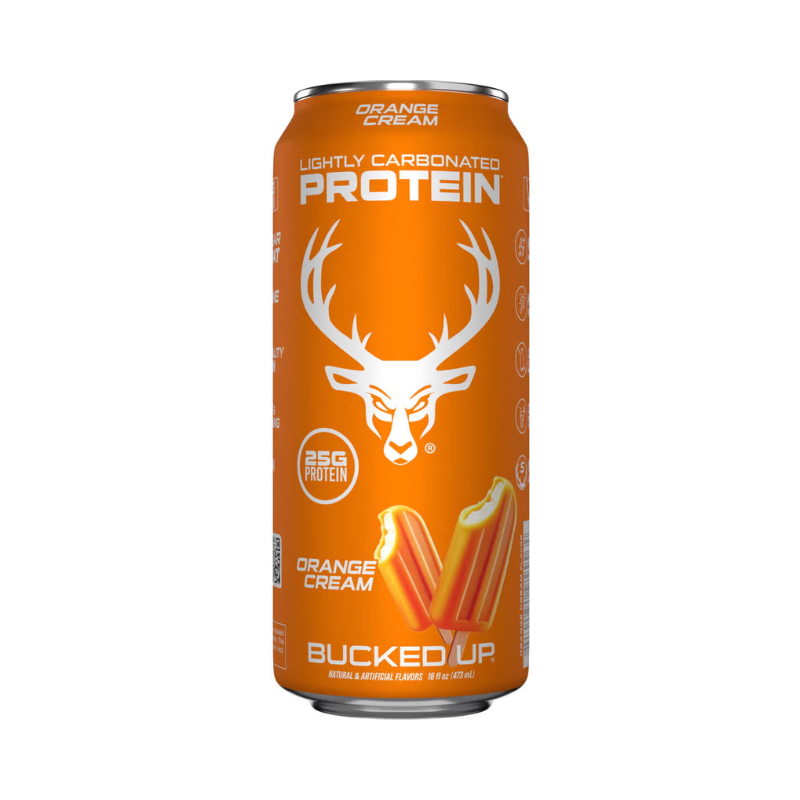 Bautura Proteica Usor Carbogazoasa cu Aroma de Portocala Bucked Up Lightly Carbonated Protein Rtd 473 Ml