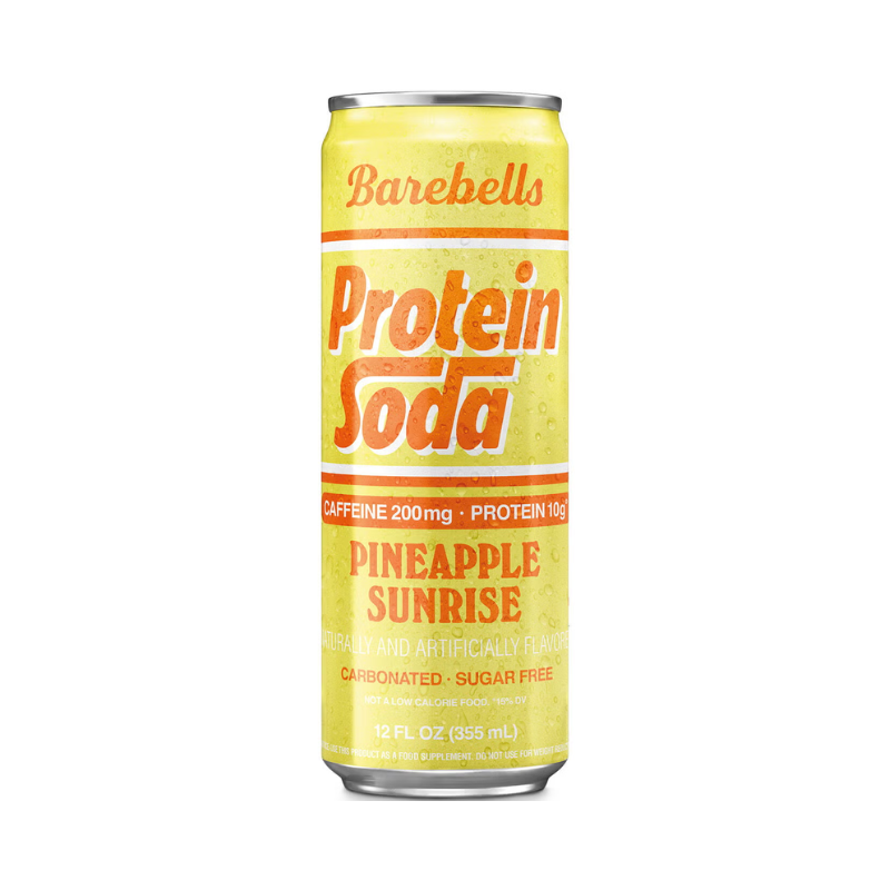 Bautura Proteica Carbogazoasa cu Aroma de Ananas Barebells Protein Soda With Pineapple Flavor 355 Ml