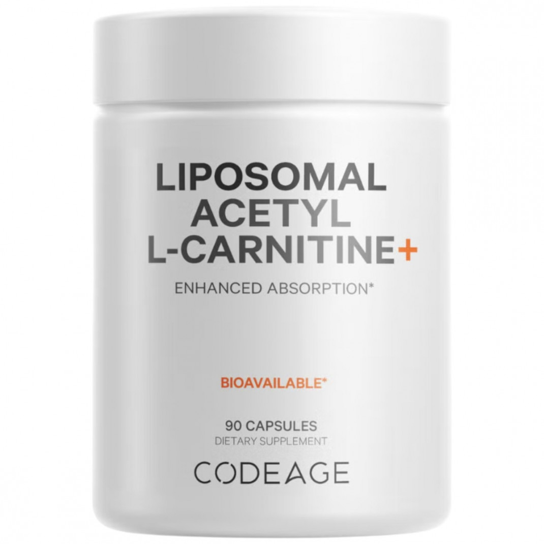 CodeAge Liposomal Acetyl L-Carnitine+, formula pentru suport cognitiv si vitalitate zilnica, 90 cps