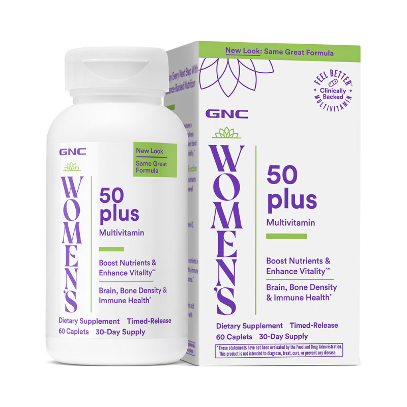 Multivitamine si Minerale pentru Femei Gnc Women's 50 Plus 60 Cps