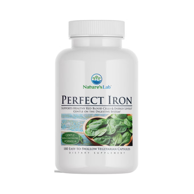 Fier Bisglicinat Nature's Lab Perfect Iron 180 Cps