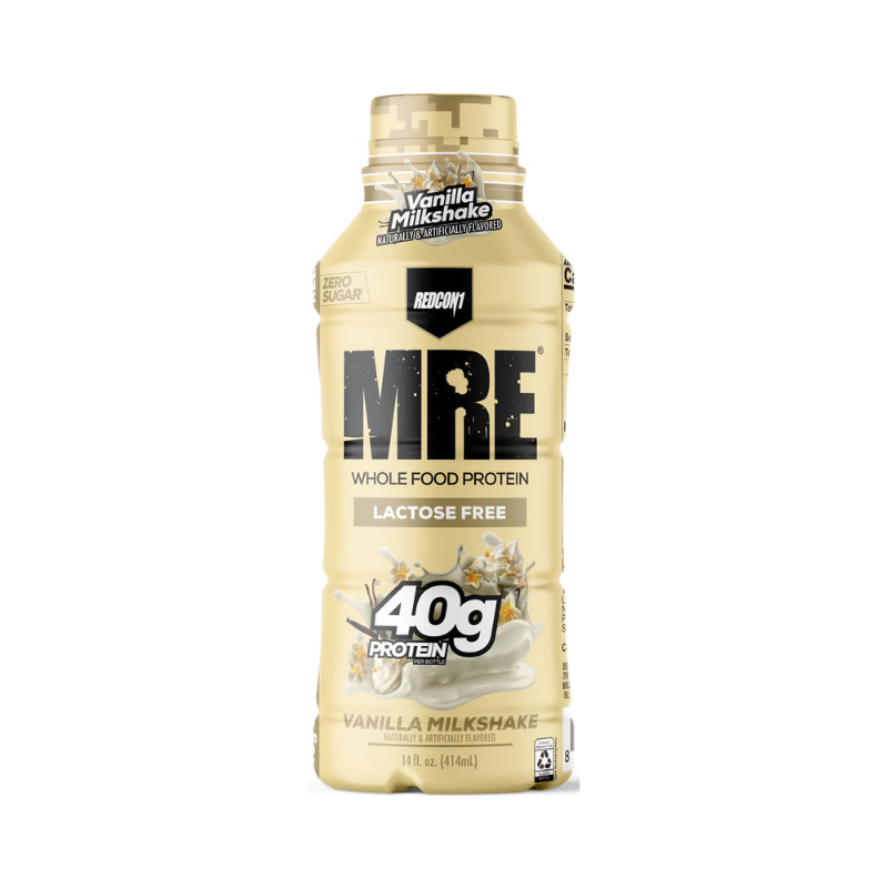 Shake Proteic din Alimente Integrale Rtd cu Aroma de Milkshake de Vanilie Redcon1 Mre Whole Food Protein Shake Rtd 414 Ml