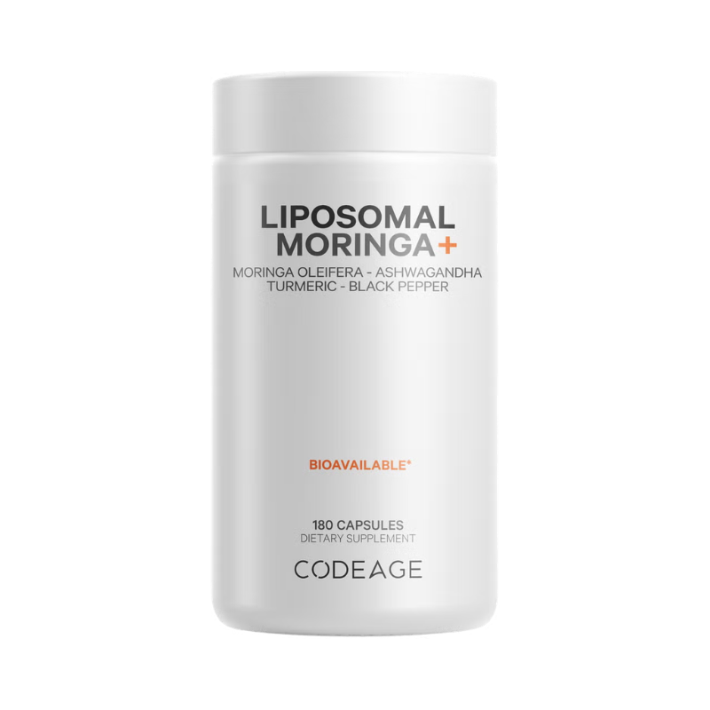 Super-aliment Avansat pentru Energie Codeage Liposomal Moringa+ Echilibru si Vitalitate 180 Cps