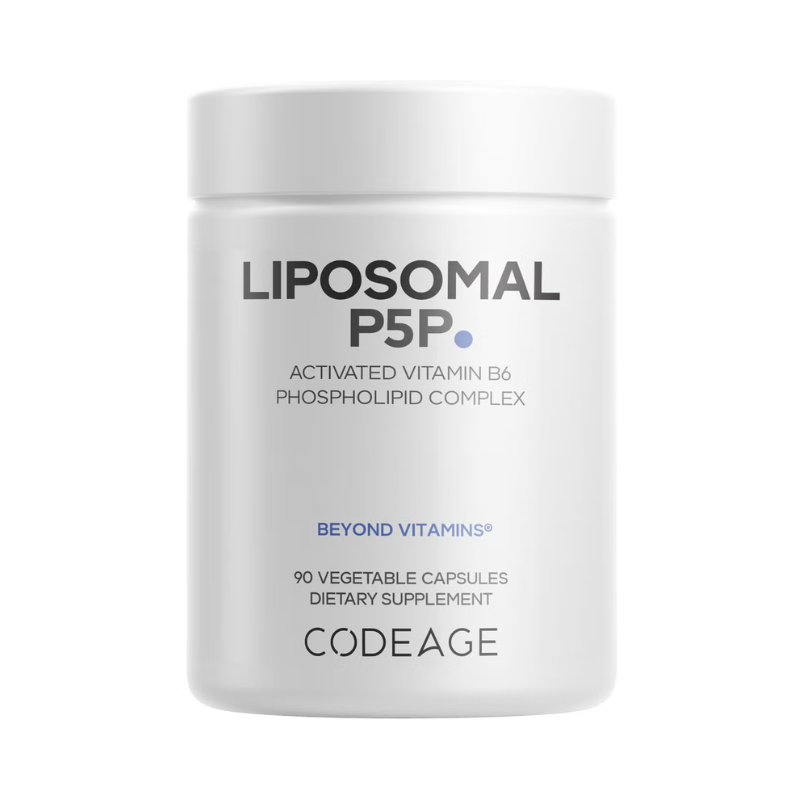 Vitamina B6 Lipozomala Piridoxal-5-fosfat Codeage Liposomal P5p 90 Cps