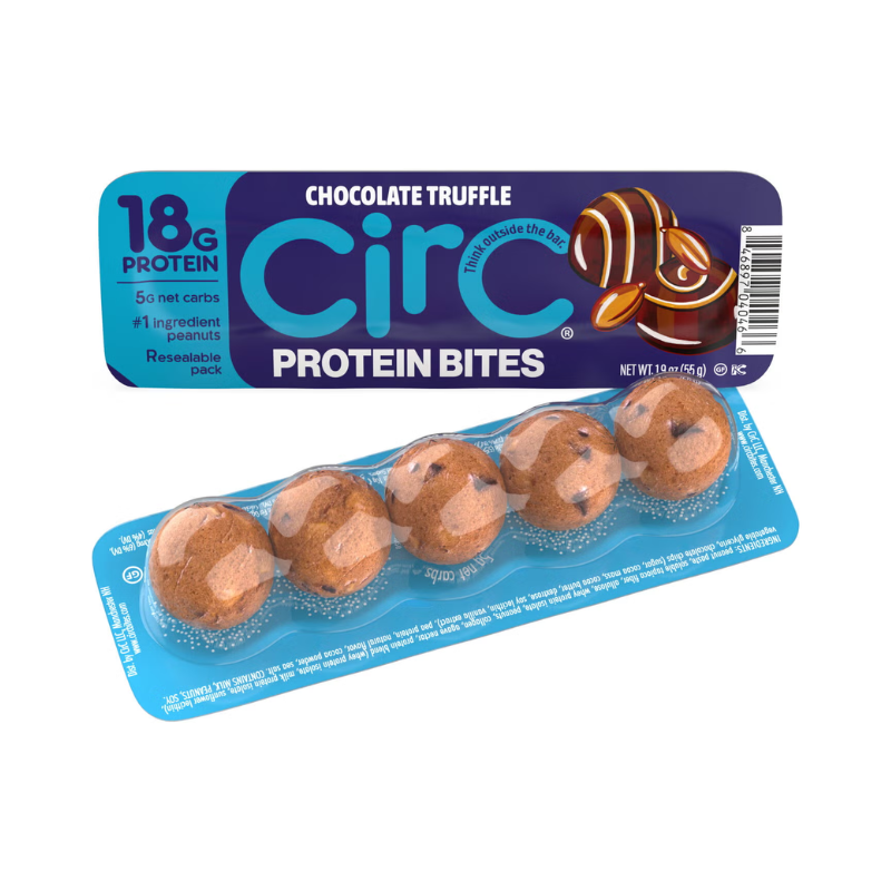 Gustare Proteica cu Aroma de Trufe de Ciocolata Circ Protein Bites 55 G