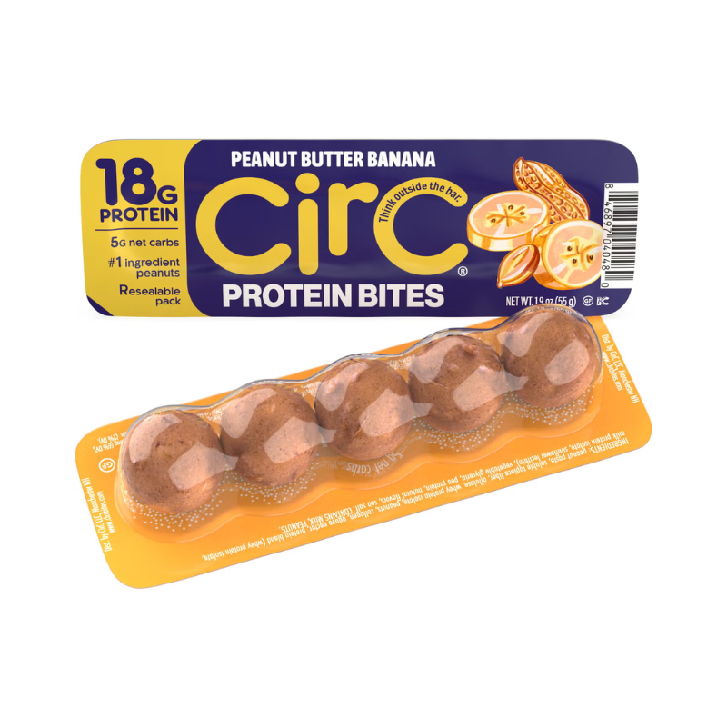 Circ Protein Bites Gustare Proteica cu Aroma de Unt de Arahide si Banane 55 G