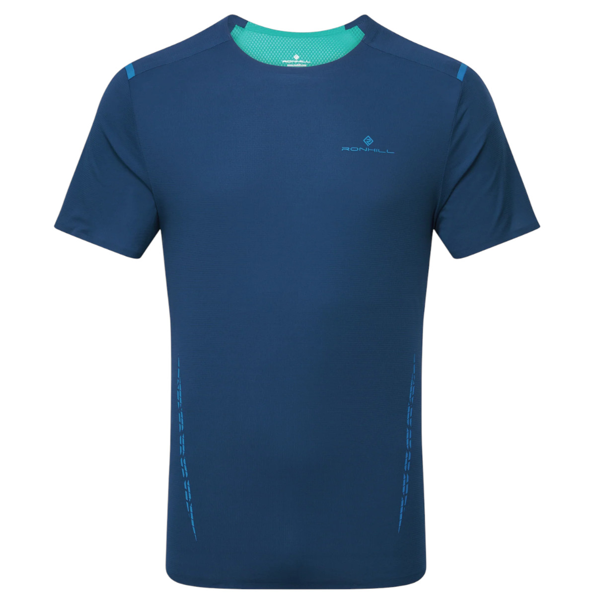 Tricou alergare barbati Ronhill Tech Race SS 205-Albastru/Bleumarin-S