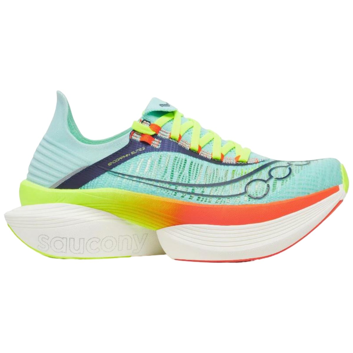 Pantofi alergare Saucony Endorphin Elite 2 SS 2026-Bleu/Portocaliu-41